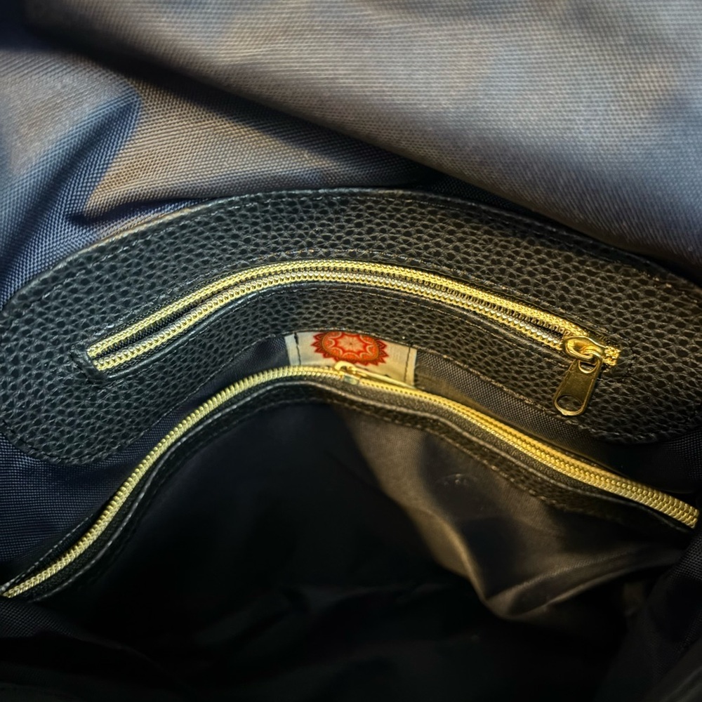 Red Embellished Backpack for Night Out - Picture 6 of 8